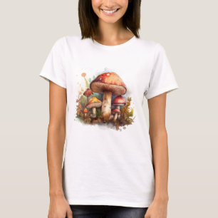 Adorable watercolor mushrooms T-Shirt