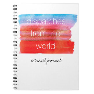 Adorable Watercolor Travel Journal