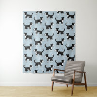 Adorable Welsh Border Collie Sheep Dog Pattern