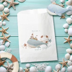 Adorable Whale Baby Shower Favour Bag