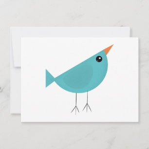 Adorable Whimsical Bird Nature Art