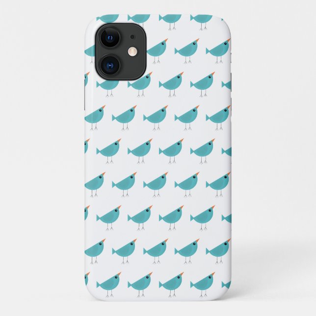 Adorable Whimsical Bird Nature Art Case-Mate iPhone Case (Back)