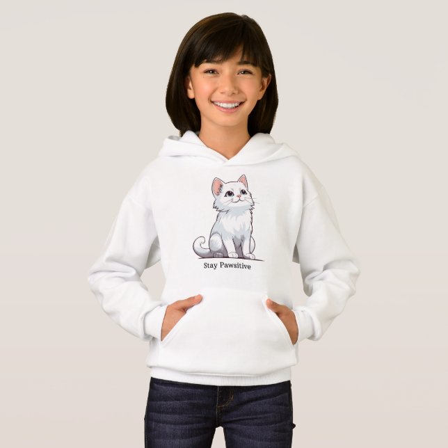 Adorable White Kitten (Front Full)