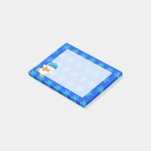Adorable Winter Theme Snow Baby Snowman Post-it Notes