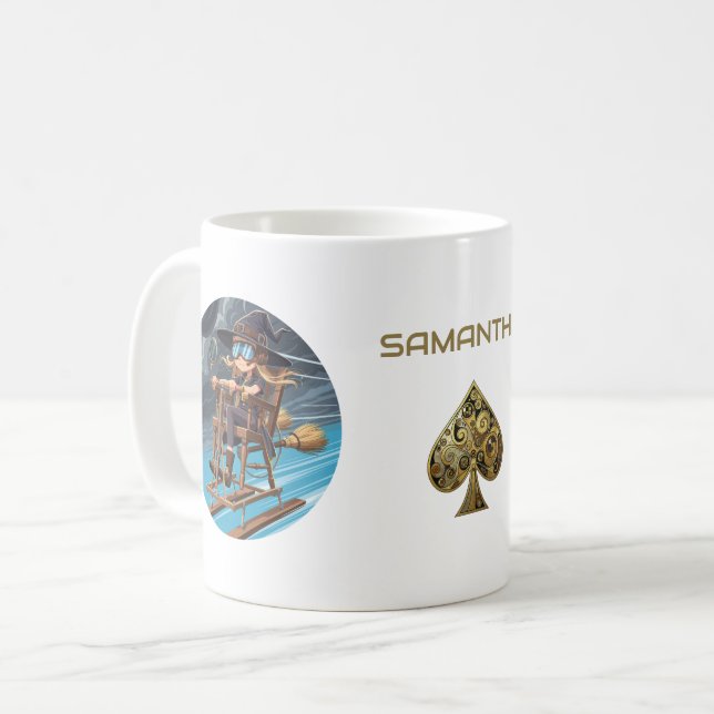 Adorable Witch Pilot Coffee Mug (Front Left)