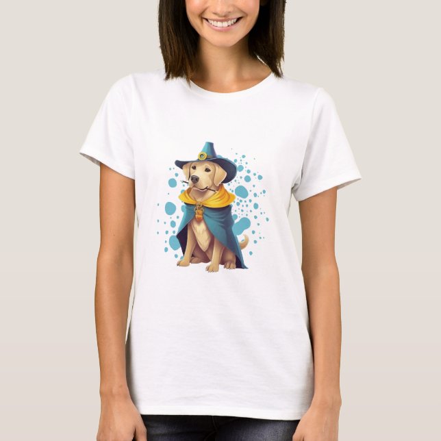 Adorable Wizard Dog T-Shirt (Front)