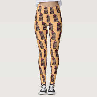 Adorable Wombat Leggings