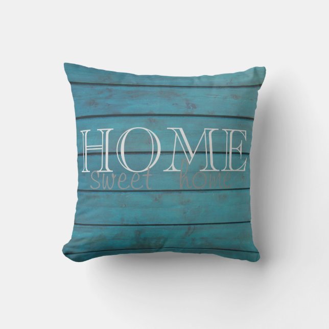Adorable Wood Texture,Home Sweet Home Cushion (Front)