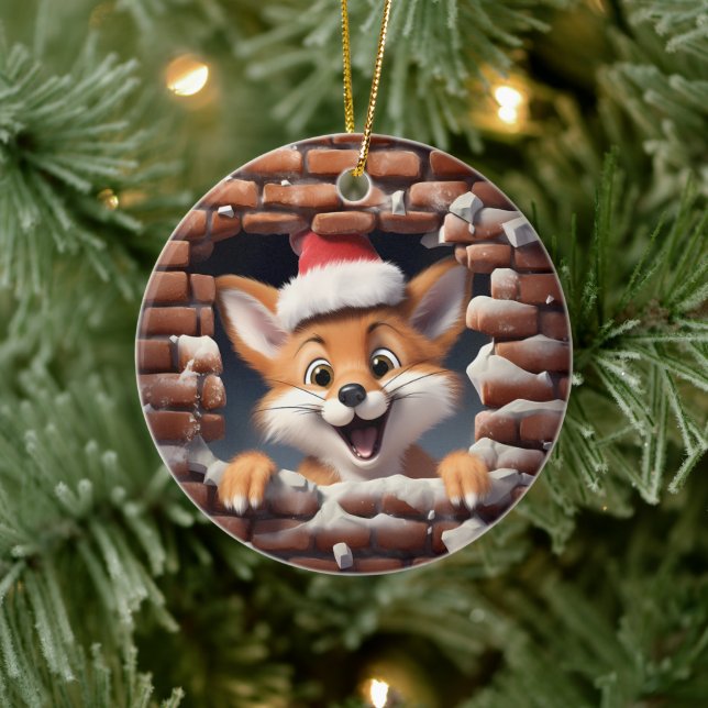 Adorable Xmas Decor - 3D Ceramic Ornament (Tree)