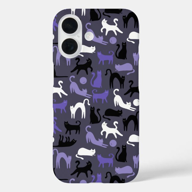 Adorable Yoga Cute Cat Poses Case-Mate iPhone Case (Back)