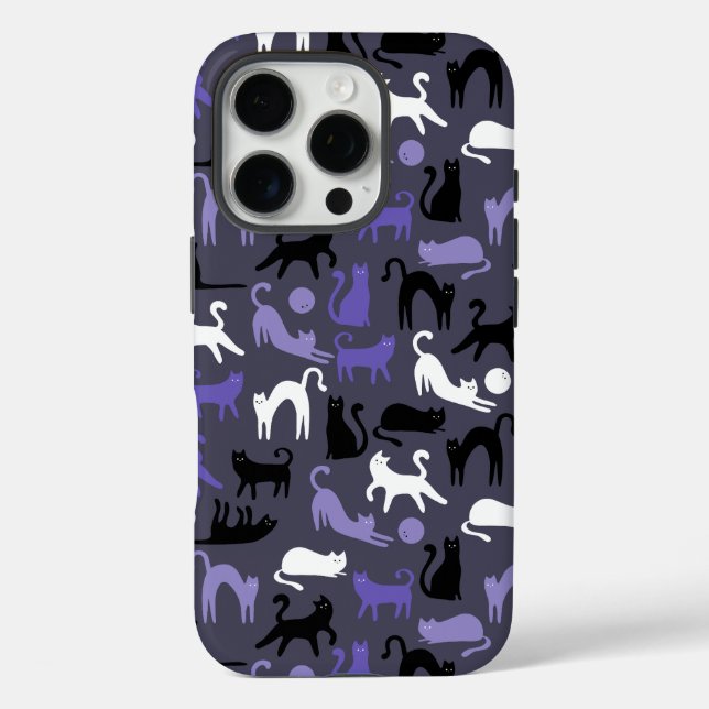 Adorable Yoga Cute Cat Poses Case-Mate iPhone Case (Back)