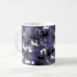 Adorable Yoga Cute Cat Poses Coffee Mug