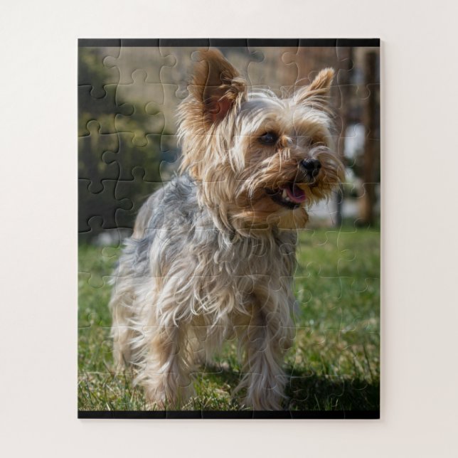 Adorable Yorkie Mia Puzzle (Vertical)