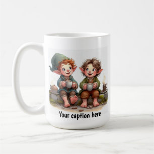 Adorable Young Munchkins in Vintage Clothes Coffee Mug