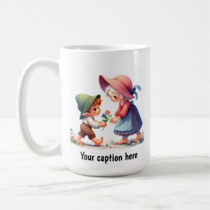 Adorable Young Munchkins in Vintage Clothing Coffee Mug