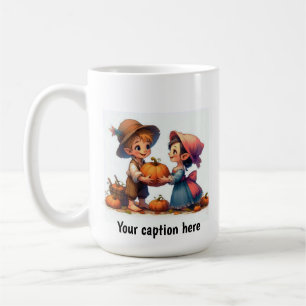 Adorable Young Munchkins in Vintage Clothing Coffee Mug