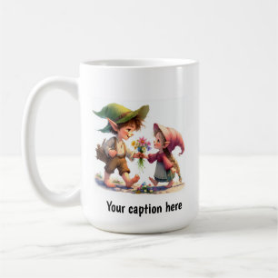 Adorable Young Munchkins in Vintage Clothing Coffee Mug