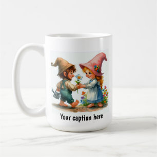 Adorable Young Munchkins in Vintage Clothing Coffee Mug