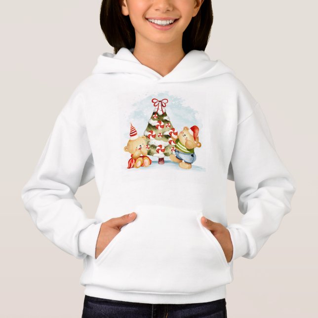 Adorables Christmas Bears And Tree  (Front)
