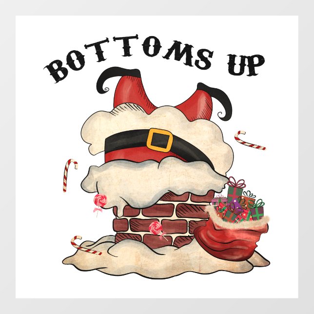 Adorables Christmas Bottoms Up Santa (Sheet)