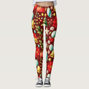 Adorables Christmas Presents And Ornaments Leggings