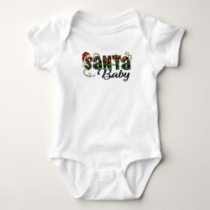 Adorables Christmas Santa Baby Bodysuit