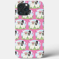 Adorables Llama Love Cute Llama Couple Pink  