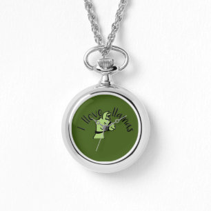 Adorables Llama Love I Llove Llamas Green Watch