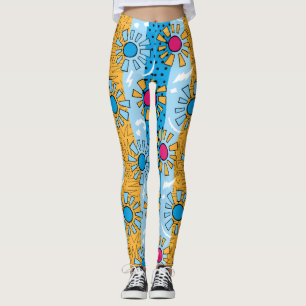Adorables Synthwave/Vaporwave Style Yoga Leggings