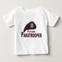 Adorably Cute Future Paratrooper Beret Baby T-Shir