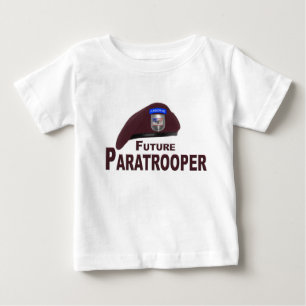 Adorably Cute Future Paratrooper Beret Baby T-Shir T-Shirt
