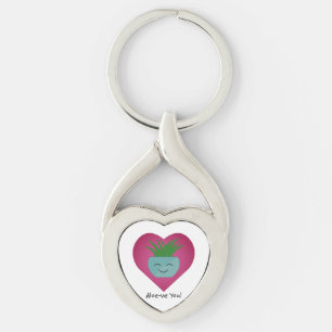 Adorably Funny Aloeve You  Aloe Key Ring