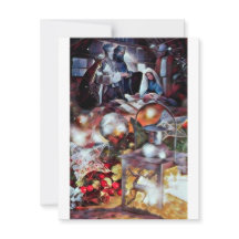 Adoration - Modern Religious Christmas Card