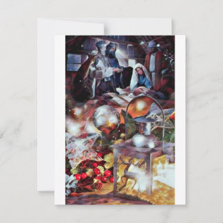 Adoration - Modern Religious Christmas Card