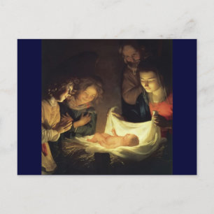 Adoration of Child Adorazion del Bambino Postcard