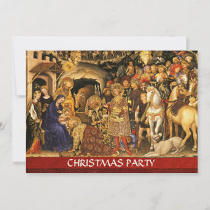 ADORATION OF MAGI Gentile Da Fabriano, Christmas Invitation