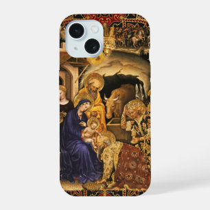 ADORATION OF MAGI Gentile Da Fabriano, Christmas iPhone 15 Case
