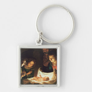 Adoration of the baby, c.1620 key ring