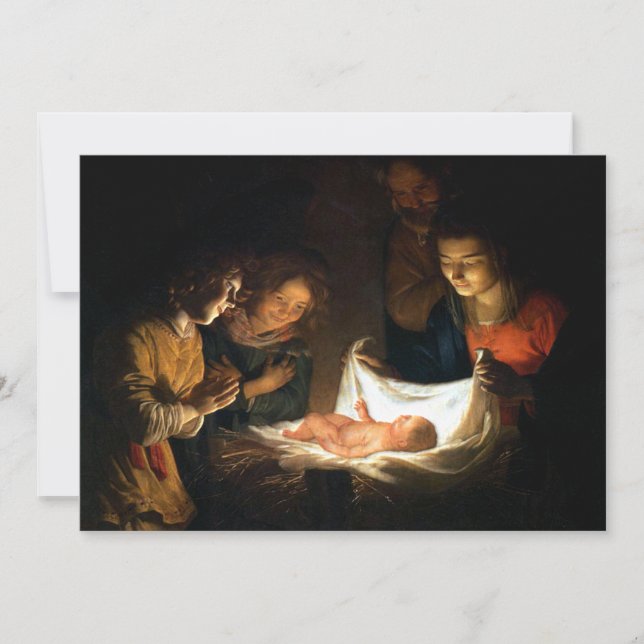 Adoration of the Child Jesus - Honthorst (Front)