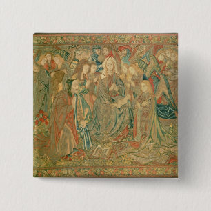 Adoration of the Christ child (Tapestry) 15 Cm Square Badge