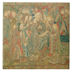 Adoration of the Christ child  (Tapestry) Tile