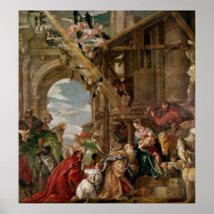 Adoration of the Kings, 1573 Poster