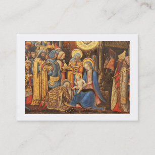 Adoration of the Kings  (Adorazione dei Magi) Business Card