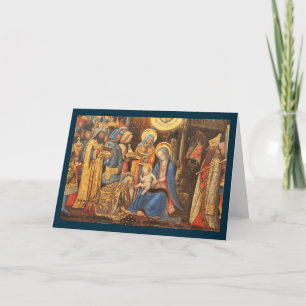 Adoration of the Kings  (Adorazione dei Magi) Holiday Card