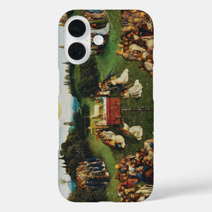 Adoration of the Lamb by Jan van Eyck iPhone 16 Case