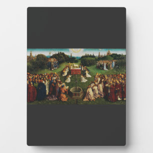 Adoration of the Lamb by Jan van Eyck Plaque