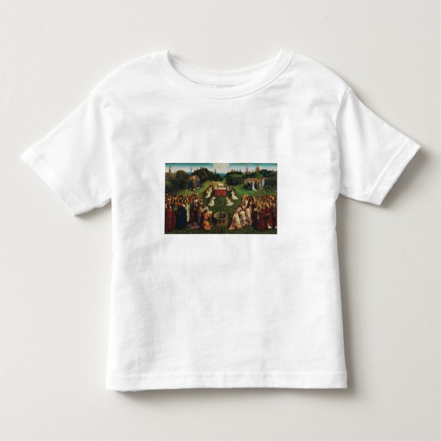 Adoration of the Lamb by Jan van Eyck Toddler T-Shirt (Front)