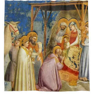 Adoration Of The Magi 1305 Giotto Shower Curtain