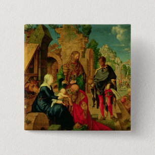 Adoration of the Magi, 1504 15 Cm Square Badge