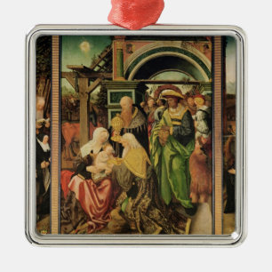 Adoration of the Magi 2 Metal Ornament